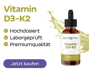 ECHT VITAL VITAMIN D3/K2 Tropfen - 50ml ECHT VITAL VITAMIN D3/K2 Tropfen - 50ml