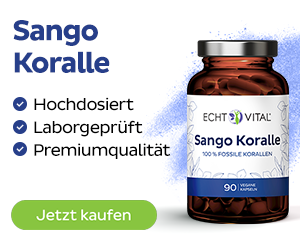ECHT VITAL SANGO KORALLE - 1 Glas mit 90 Kapseln