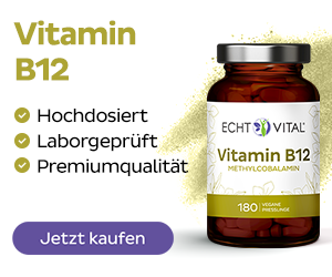 Vitamin B12 - 1 Glas mit 180 Presslingen