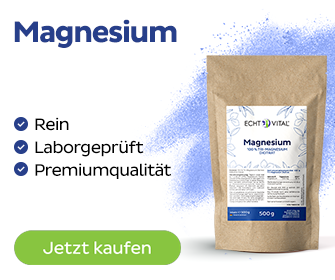 ECHT VITAL MAGNESIUM - Tri-Magnesium Dicitrat - 1 Beutel mit 500 g Pulver